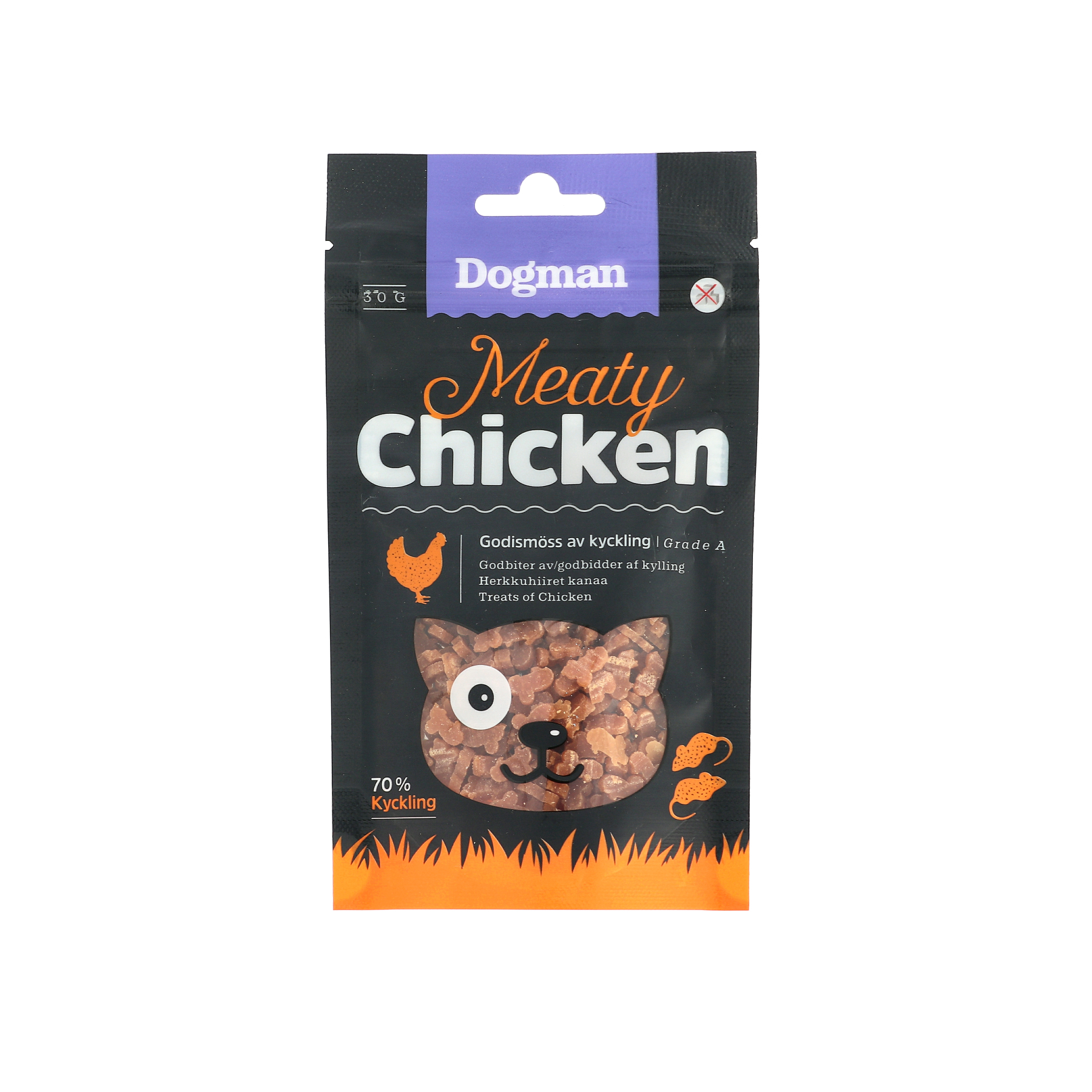 Treat mice of chicken