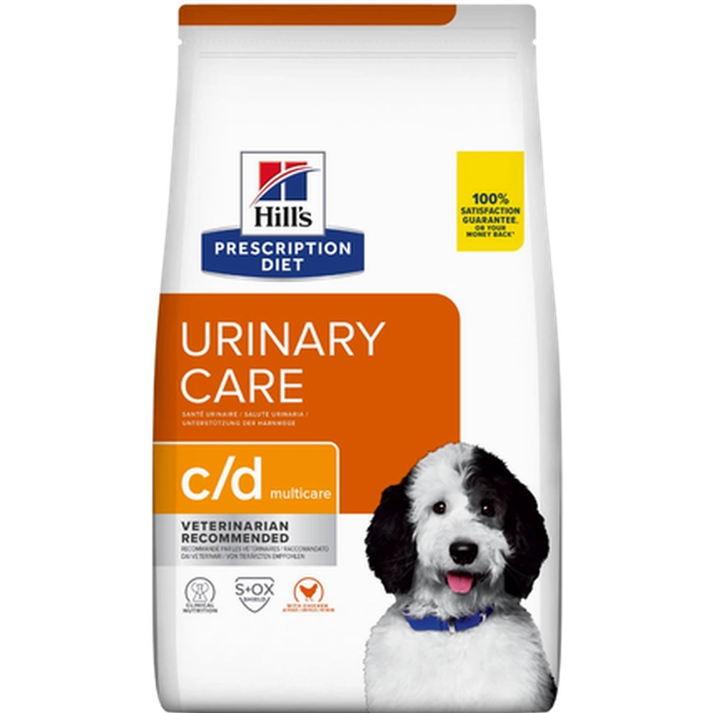 c/d Multicare Urinary Care with Chicken 12kg - Tørrfôr til hund
