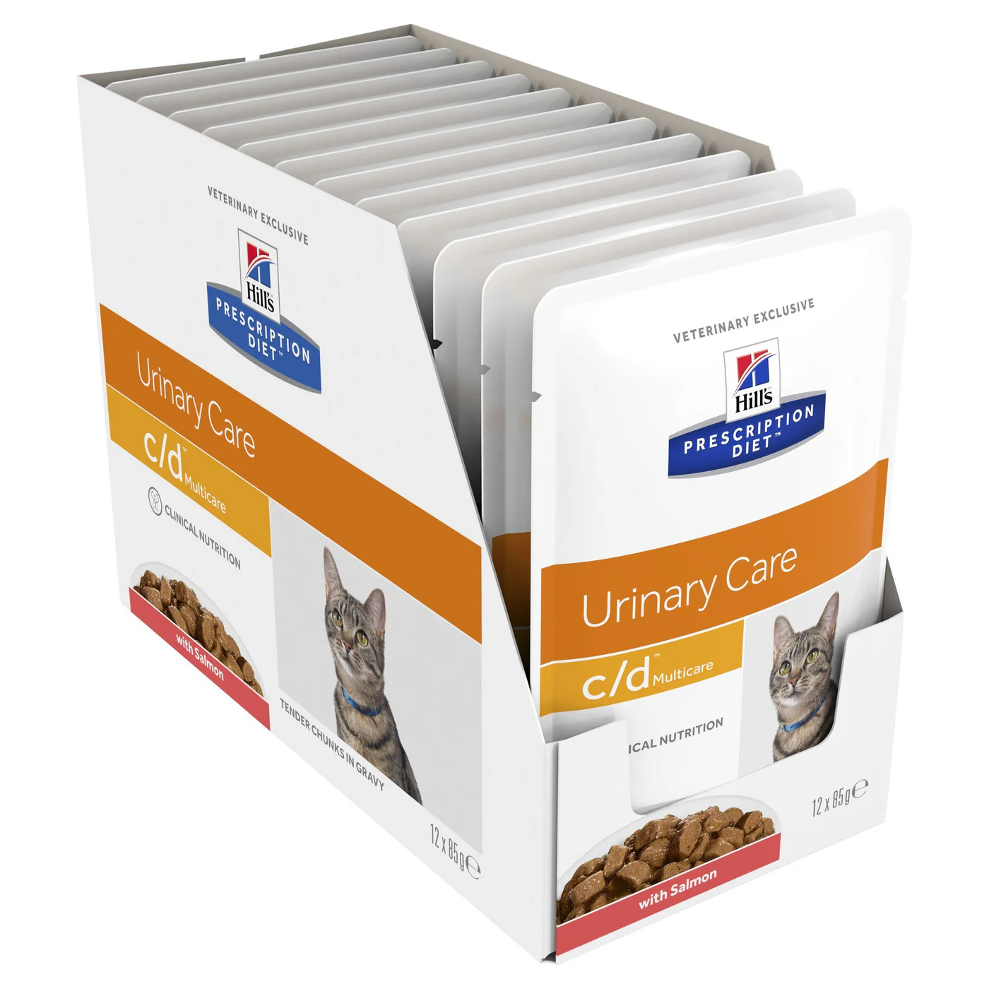 c/d Multicare Urinary Care with Salmon 12x85g - Kissan märkäruoka
