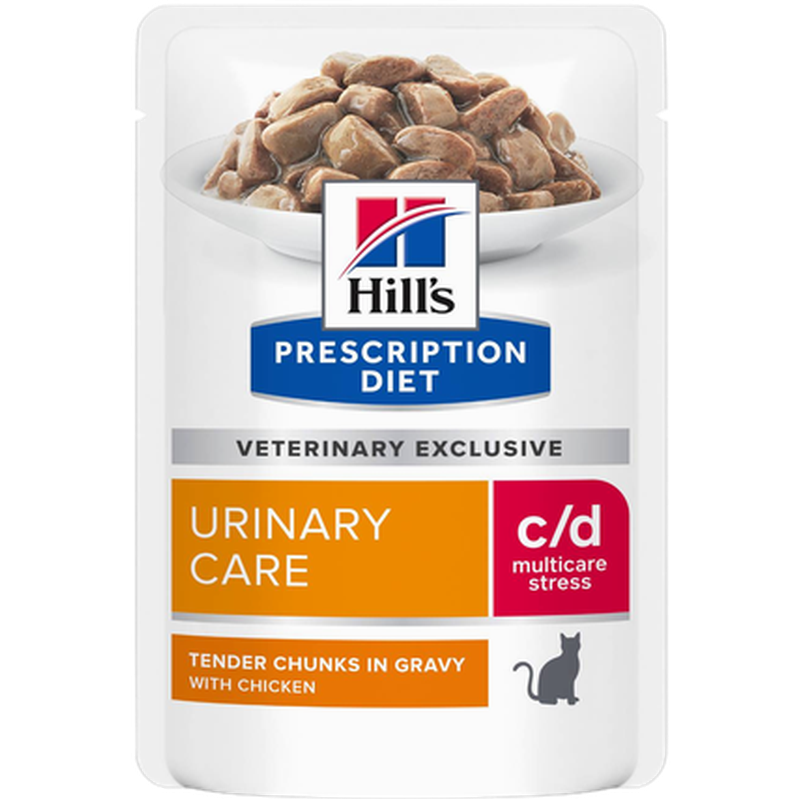 c/d Urinary Stress with Chicken in Gravy 12x85g - Kissan märkäruoka