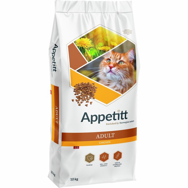 Cat Adult Chicken Tørrfôr for Katt 10kg