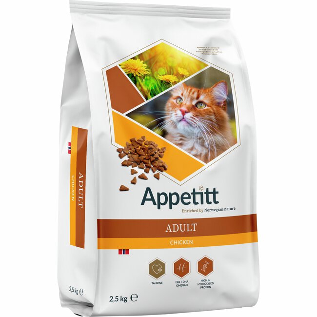 Cat Adult Chicken Tørrfôr for Katt 2,5kg