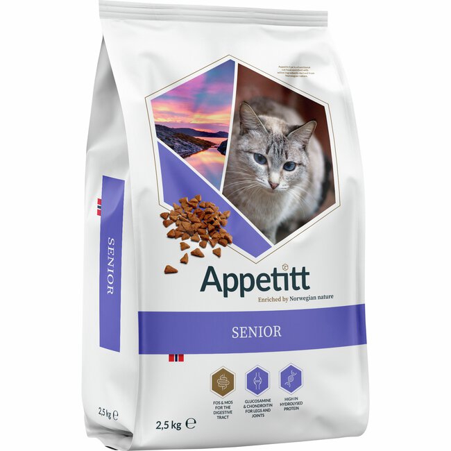 Cat Senior Tørrfôr for Katt 2,5kg
