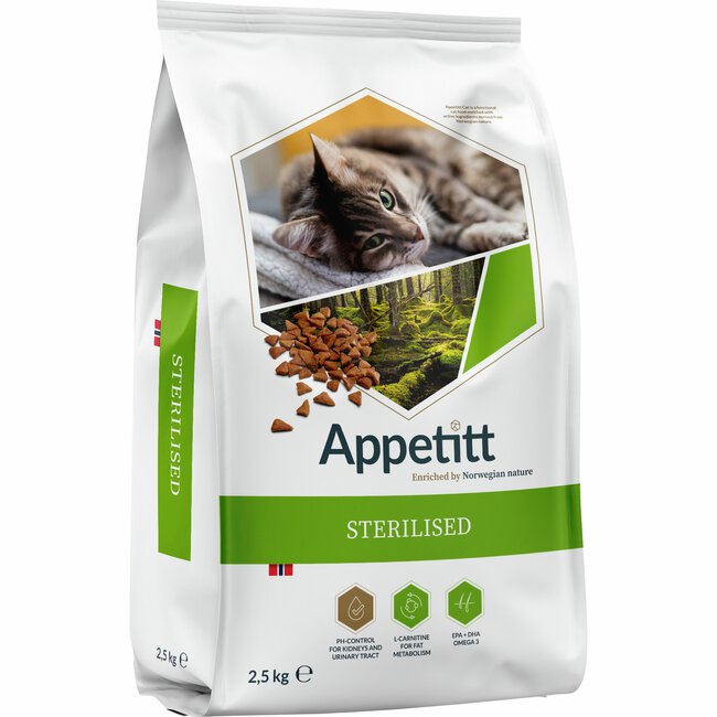 Cat Sterilised Tørrfôr for Katt 2,5kg