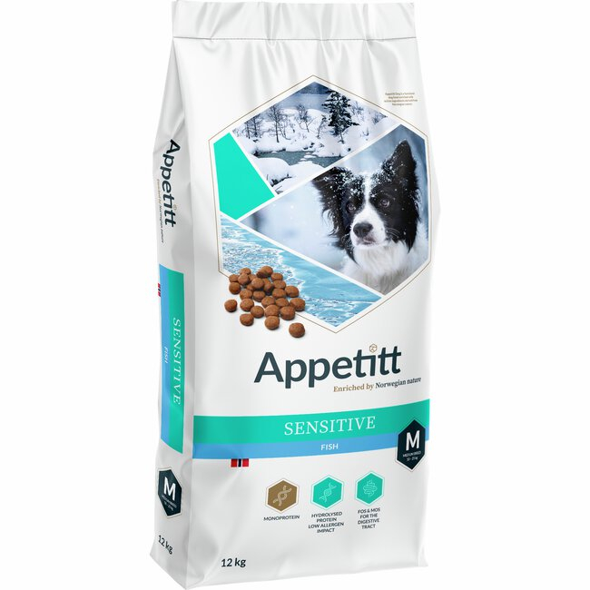 Sensitive Medium Fish Tørrfôr for hund 12kg