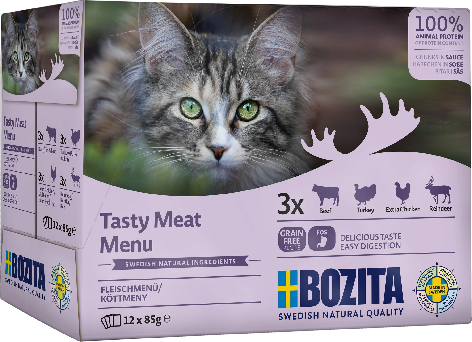 Meat in Sauce Våtfoder till katt 12x85g