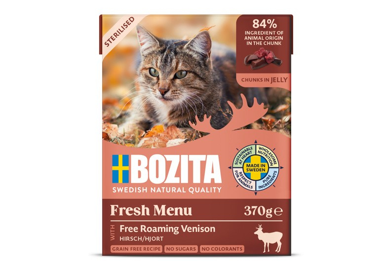 Sterilised Venison in Jelly Våtfor til katt 370g