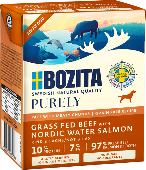 Purely Dog Paté Salmon Märkäruoka 370g