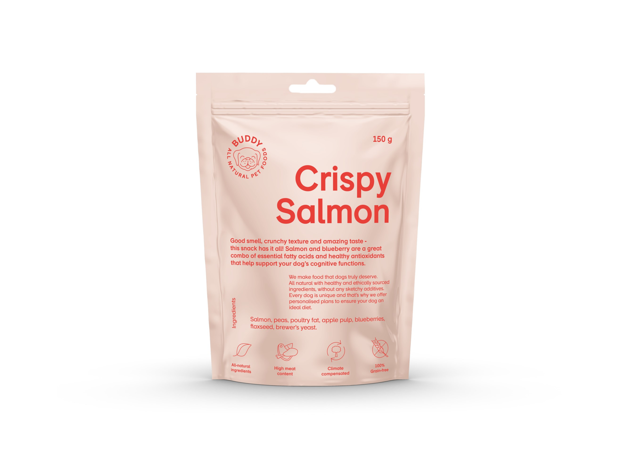 Crispy Salmon hundgodis 150g