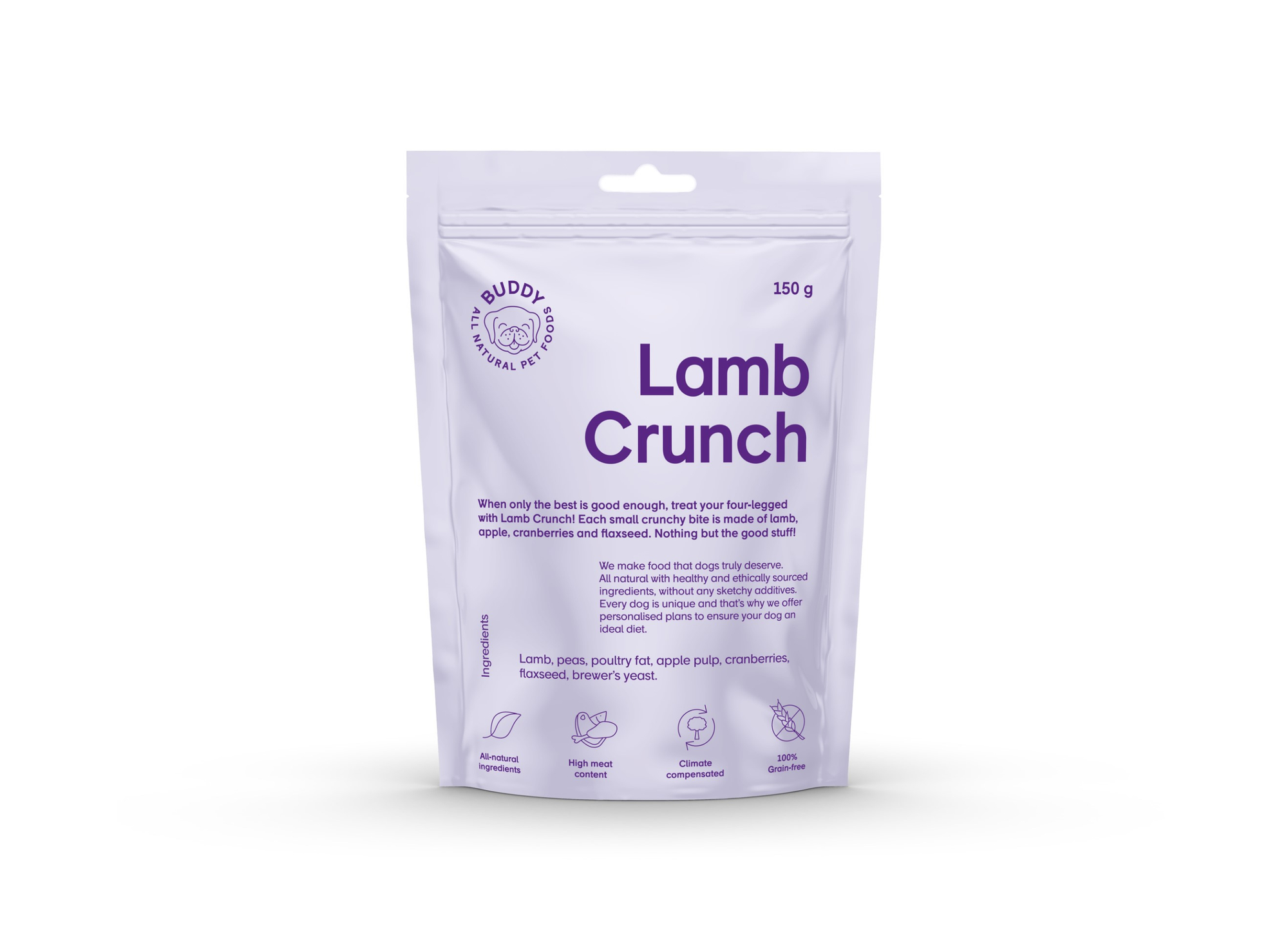 Lamb Crunch hundgodis 150g