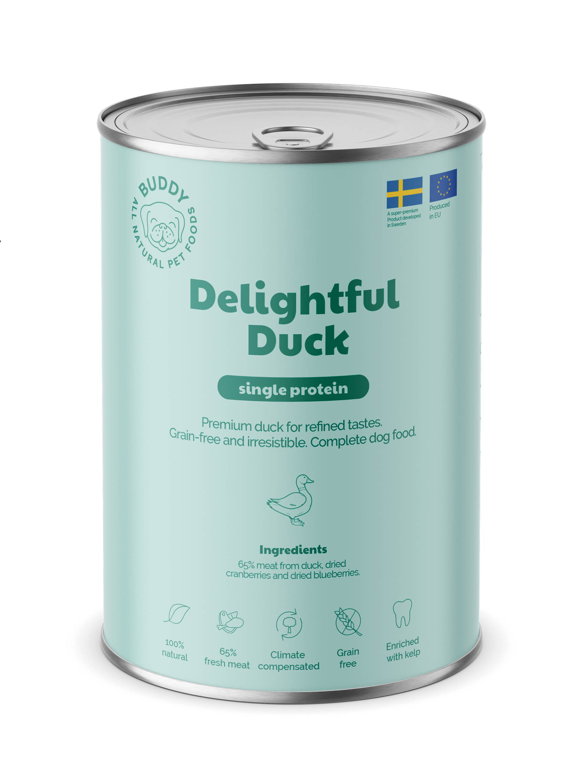 Delightful Duck Märkäruoka Koirille 400g