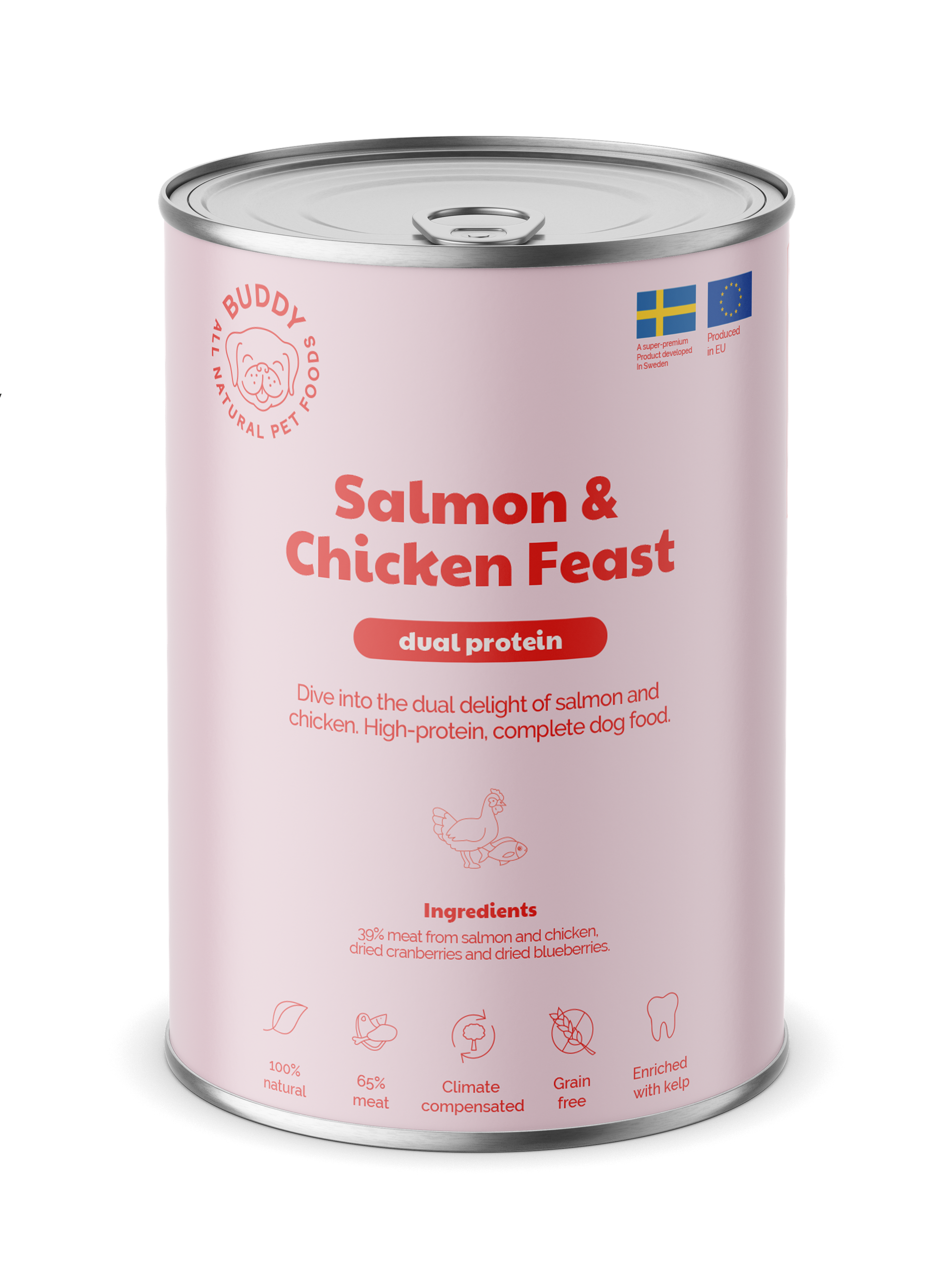 Salmon & Chicken Feast Våtfôr for Hunder 400g