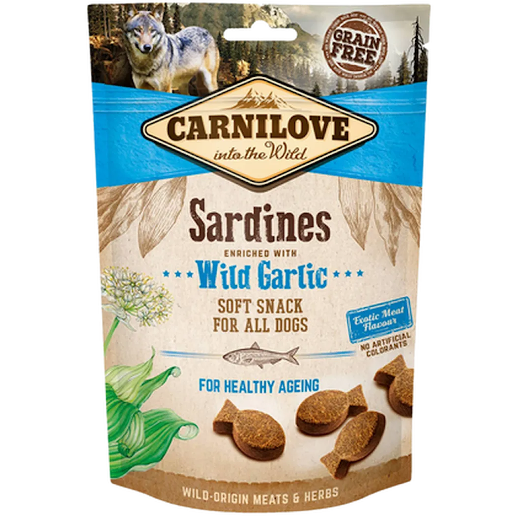 Dog Semi Moist Sardines with Garlic 200g