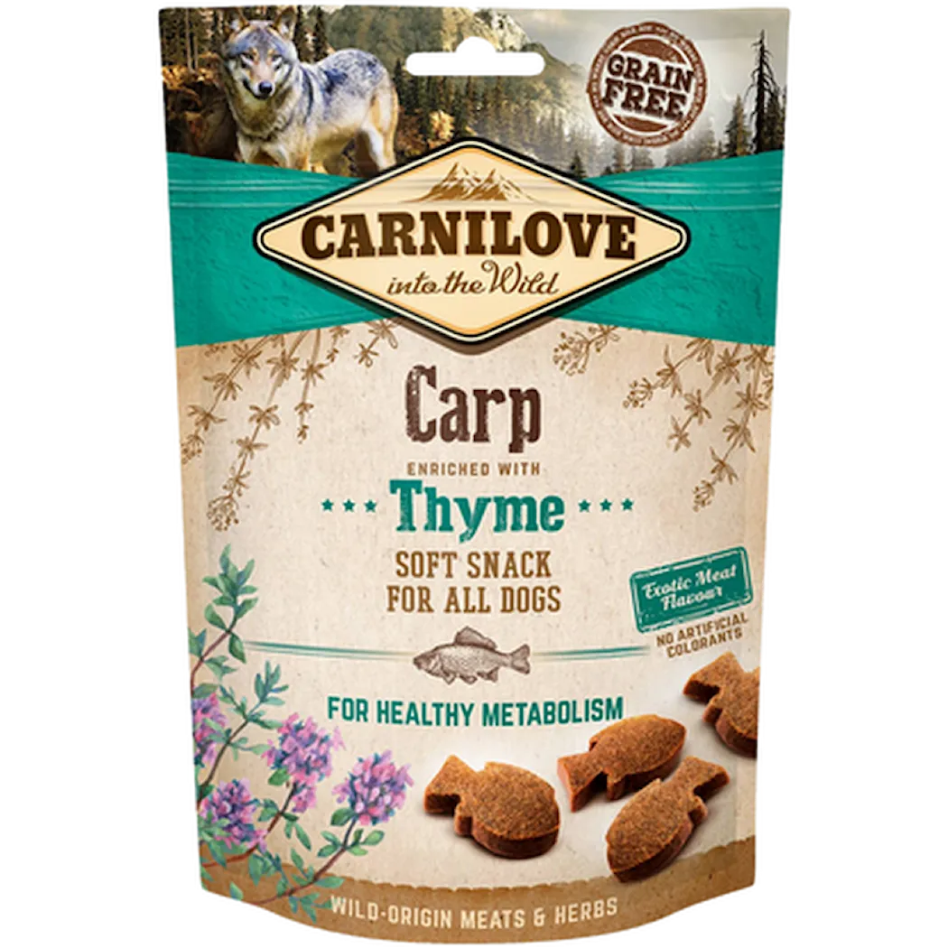Dog Semi Moist Snack Carp with Thyme 200g