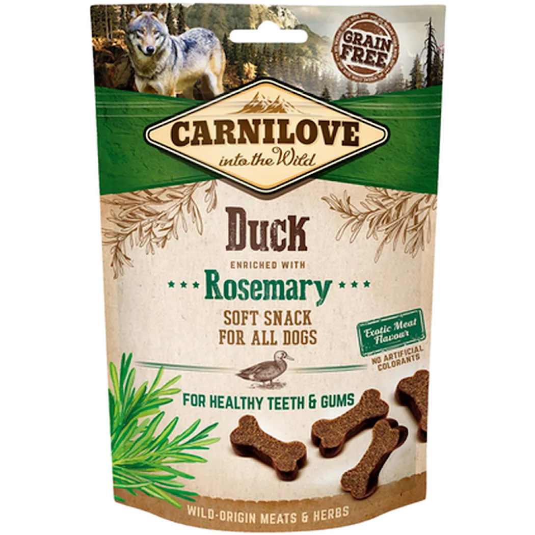 Dog Semi Moist Snack Duck with Rosemary 200g
