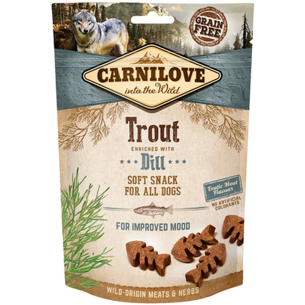 Dog Semi Moist Snack Trout with Dill 200g