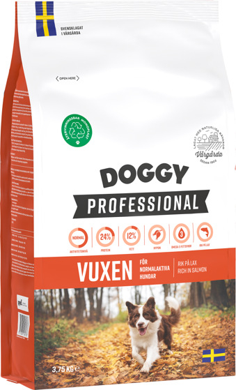 Proffessional Vuxen Torrfoder för Hund