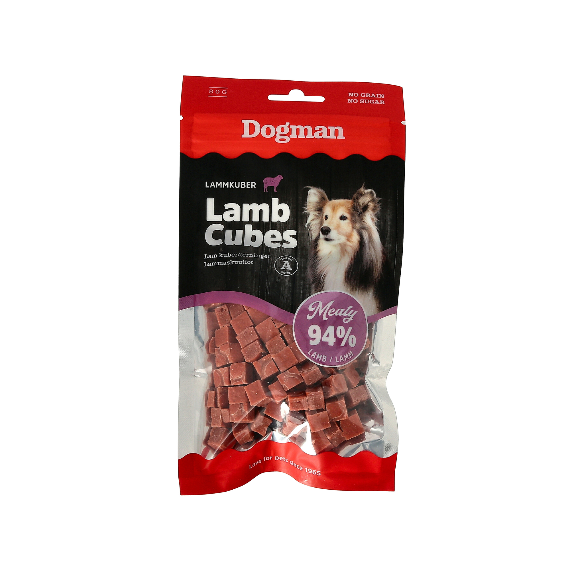 Meaty Terninger av Lam Hundesnacks