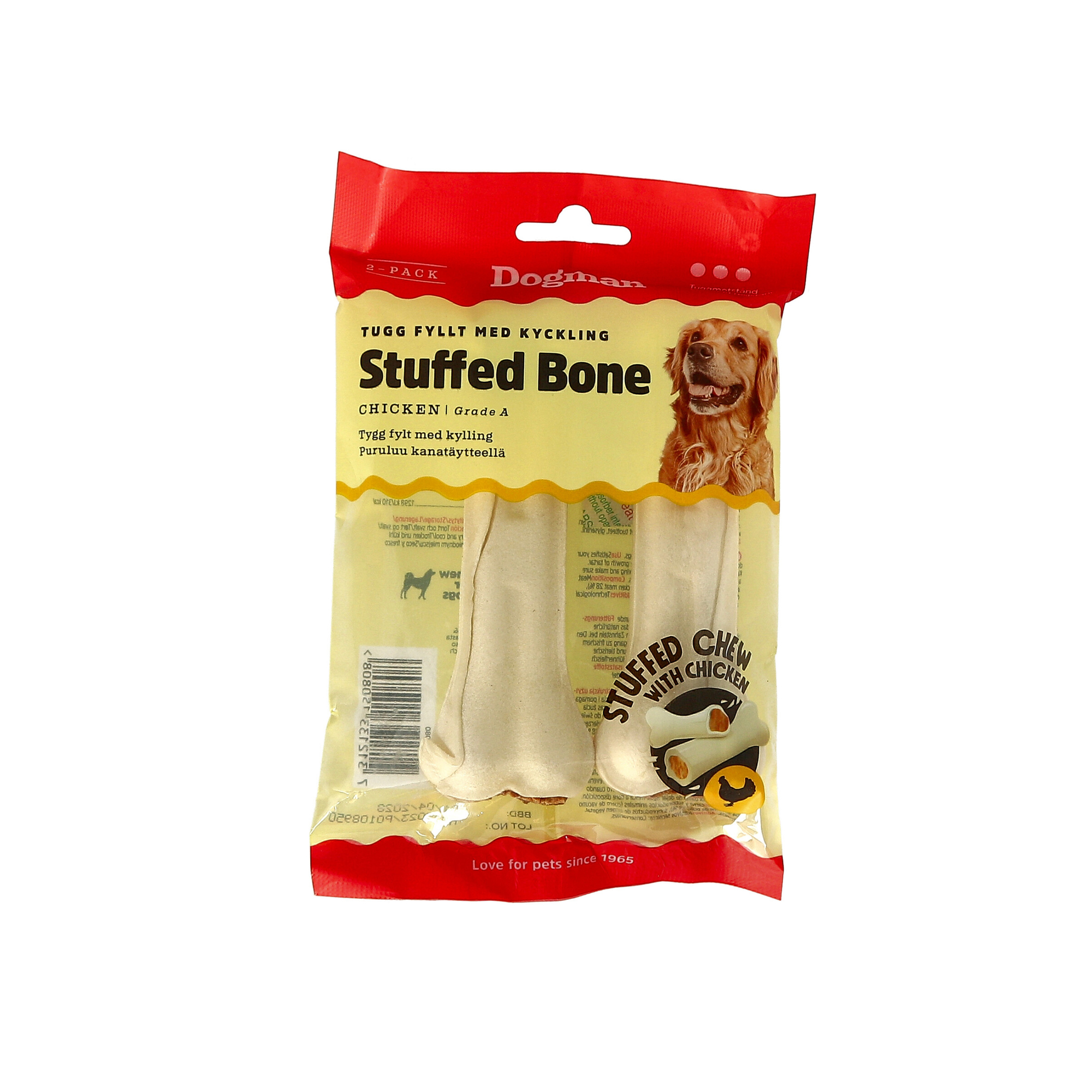 Puru kanatäytteellä 2kpl 12,5cm