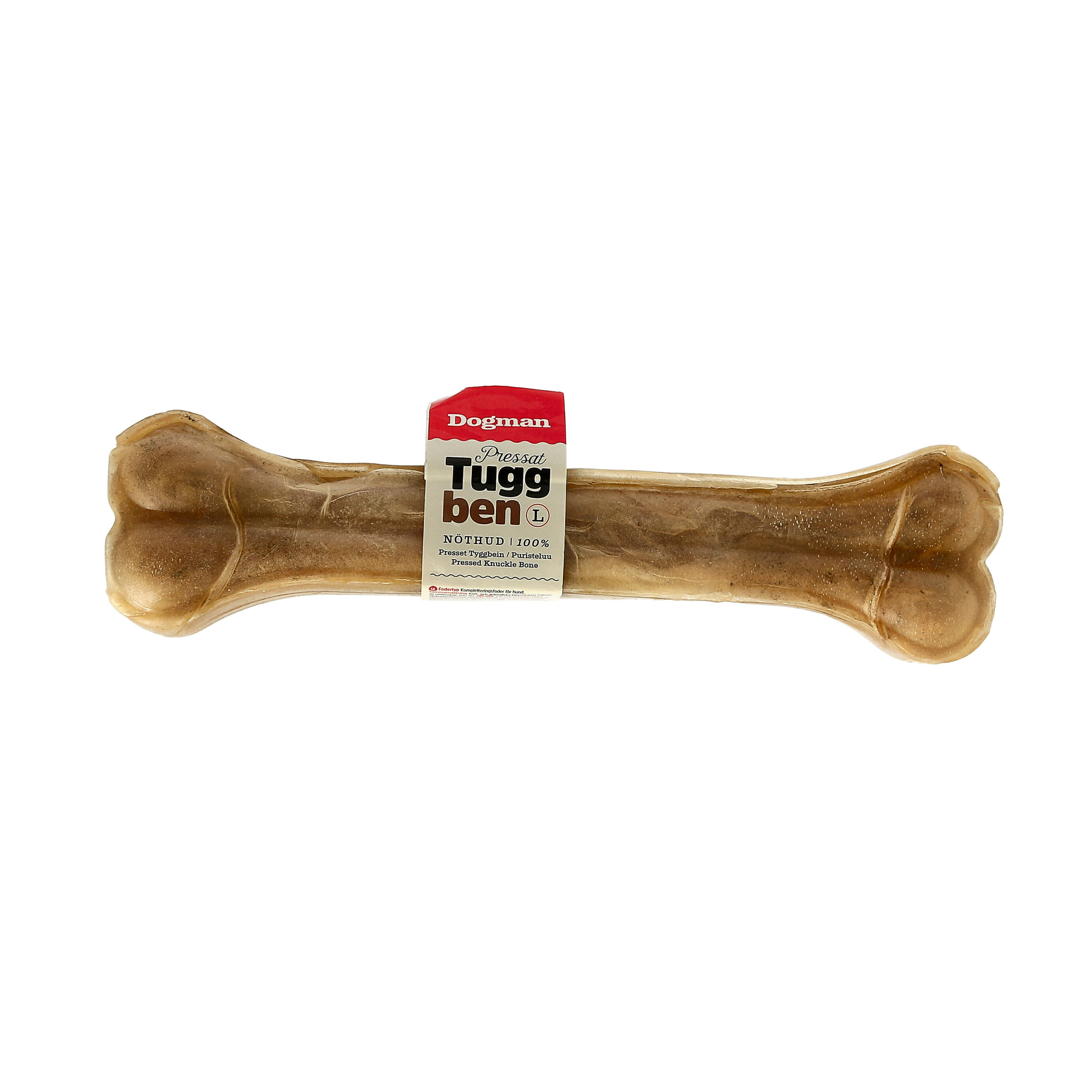 Tyggbein Presset Uten Emballasje Brun 26cm
