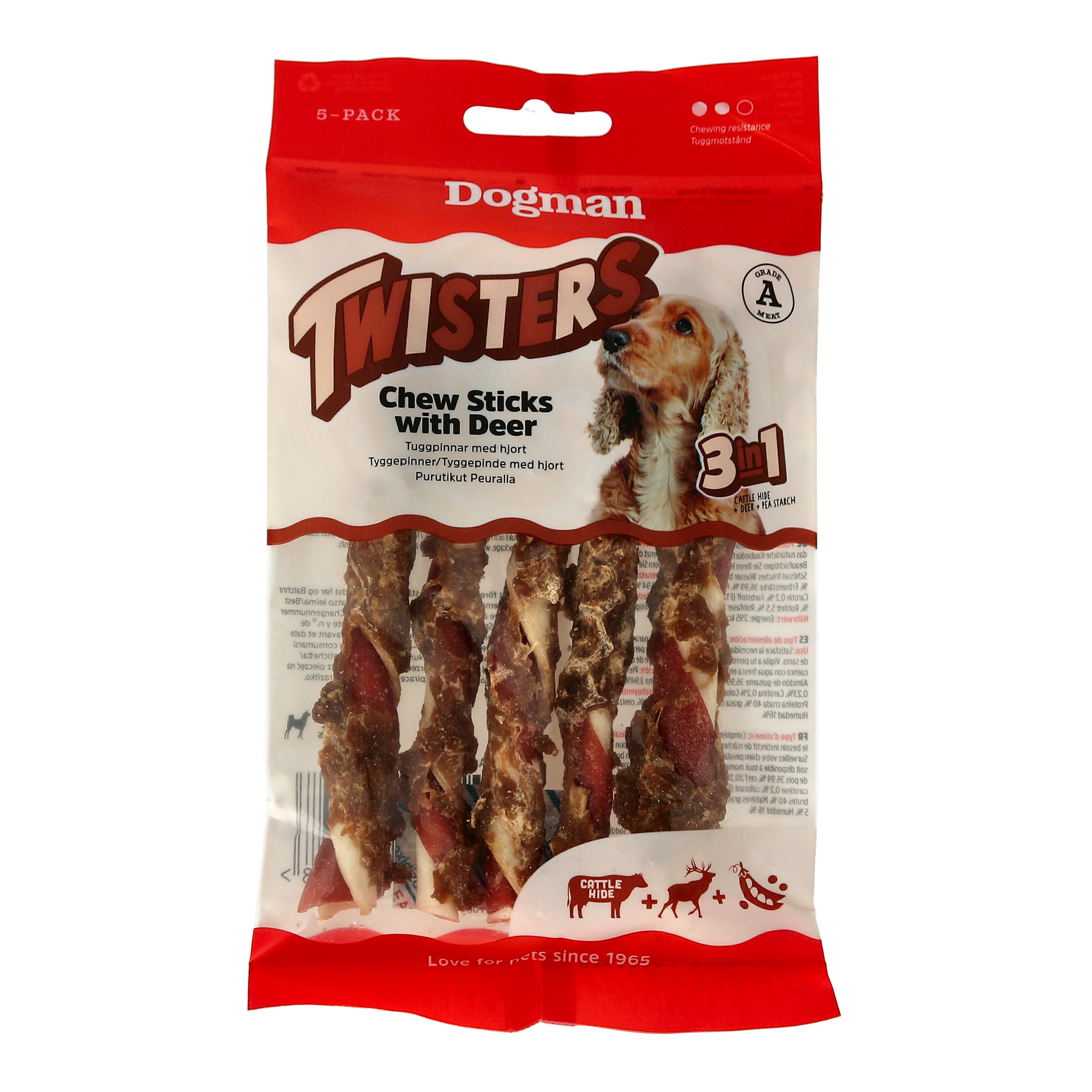 Purutikut hirvenlihalla 3in1 5kpl