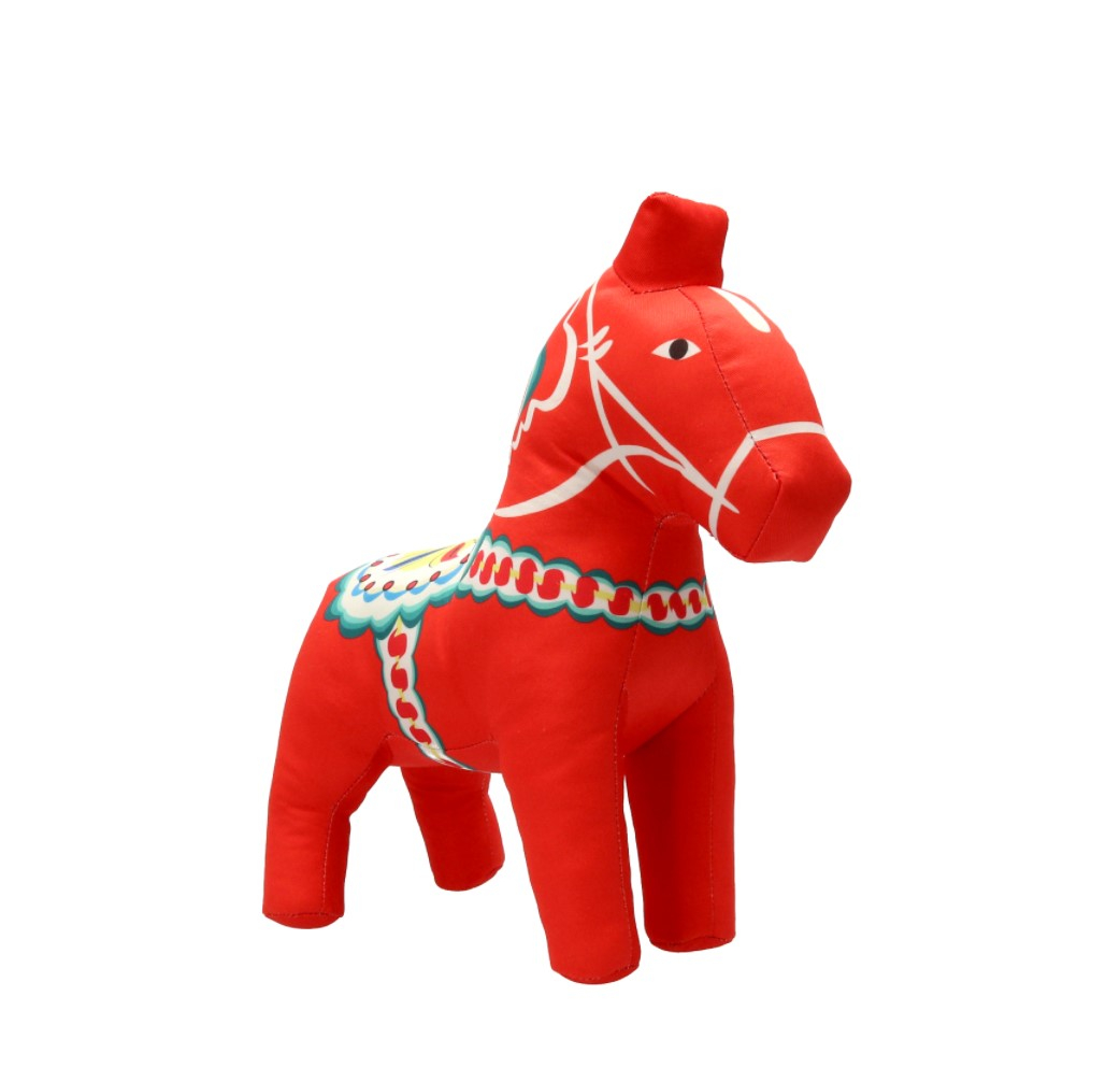 Koiranlelu Taalainmaan hevonen Punainen