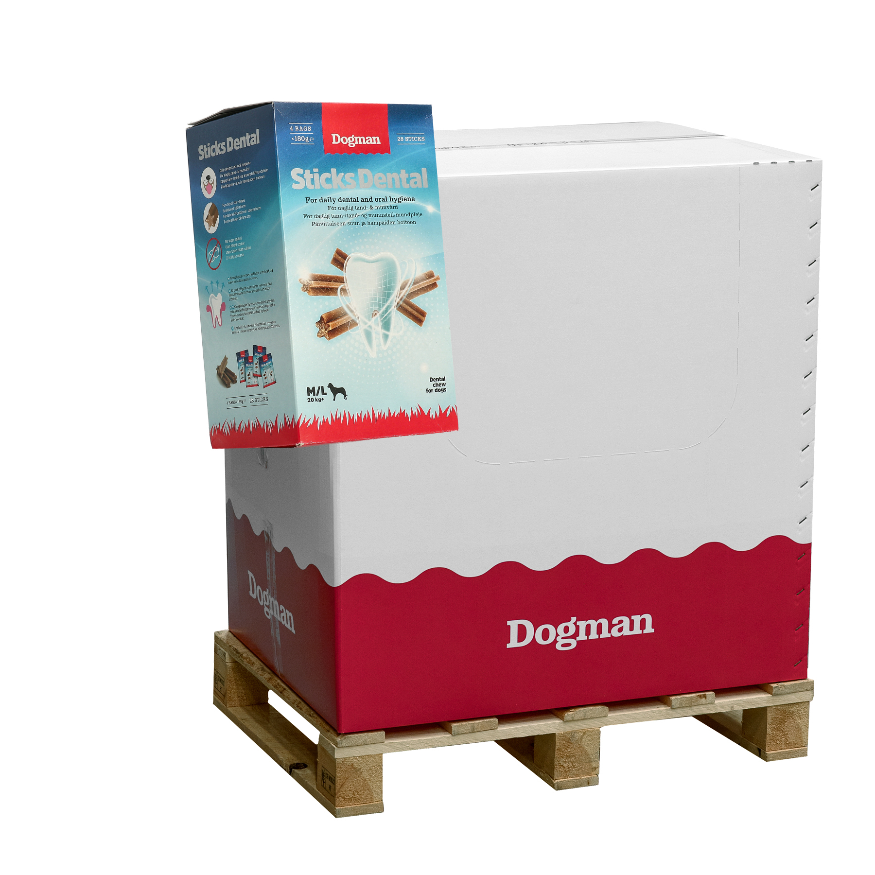 Expopall halv sticks dental