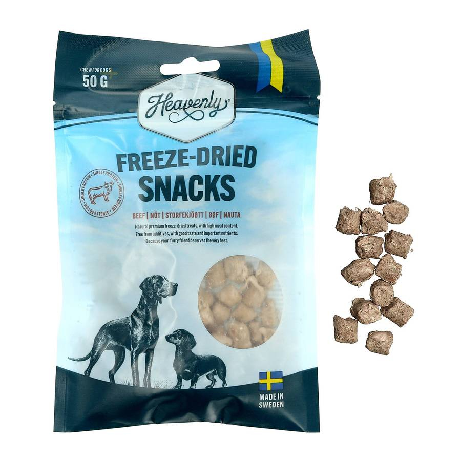 Frysetørket snacks  Storf