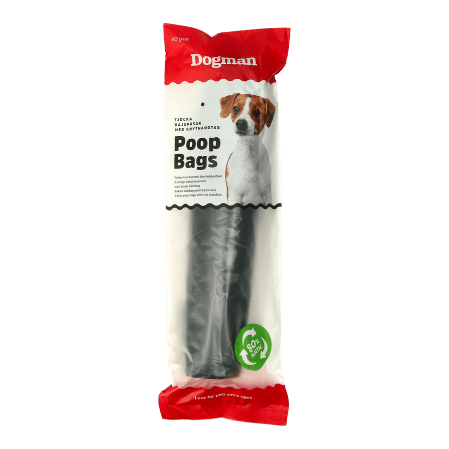 Hundeposer med håndtak 60p