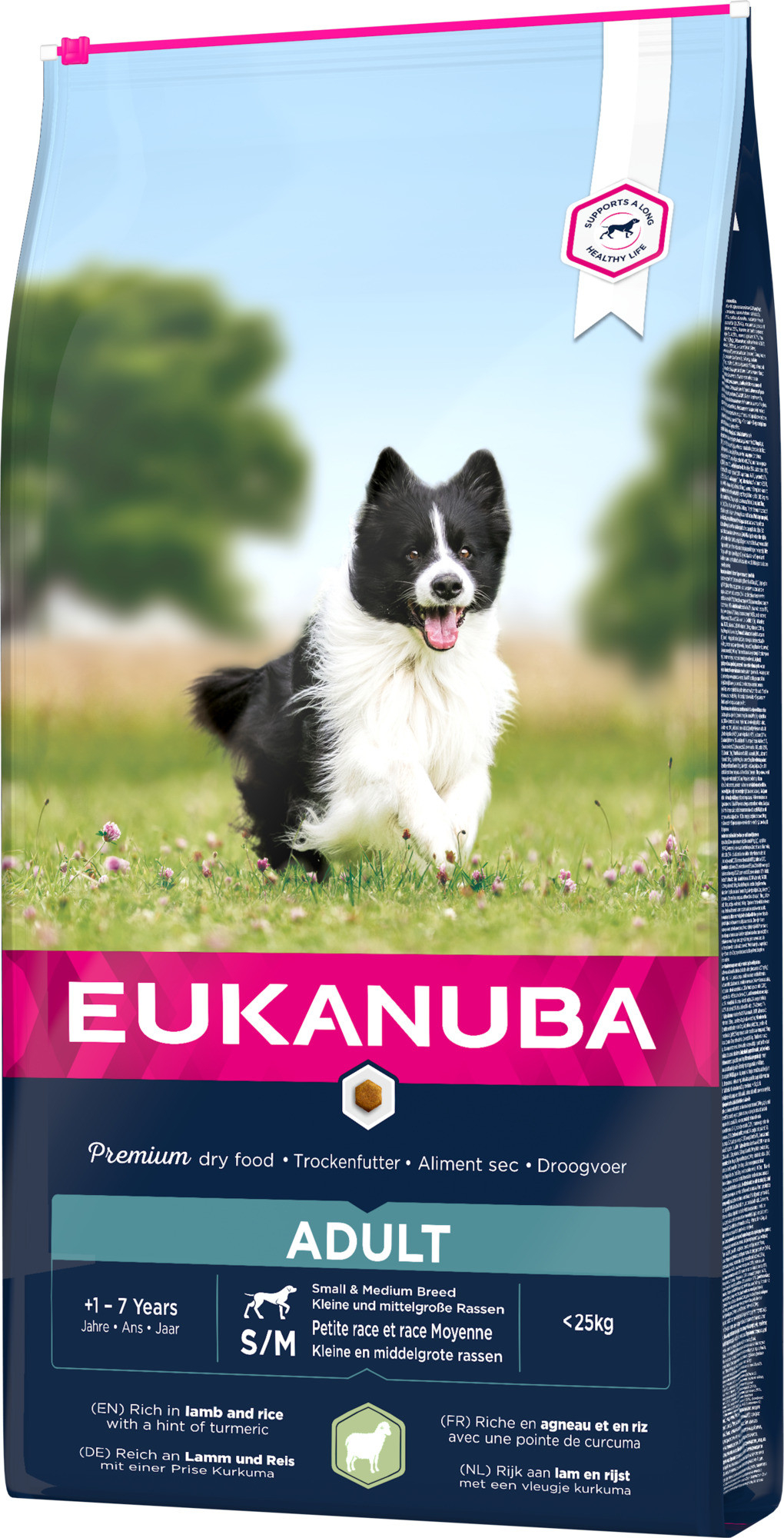 Dog Adult S/M Lamb&Rice Hundfoder