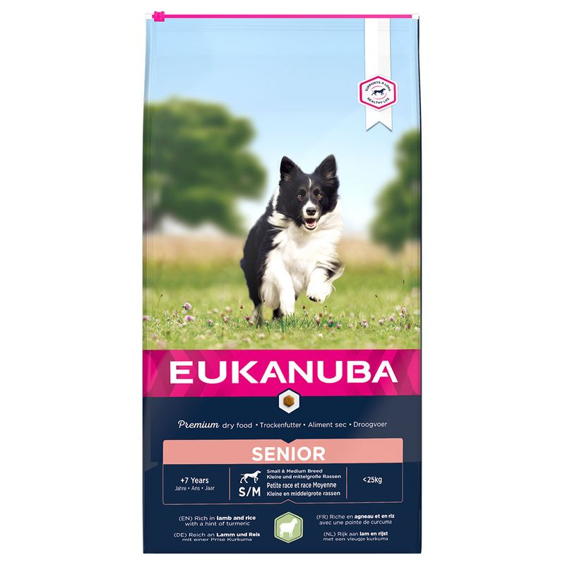 Dog Senior S/M Lamb & Rice Koiranruoka 12kg