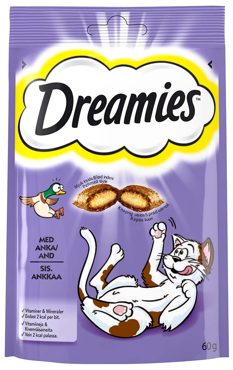 Mf Dreamies kissanherkut ankka 60g