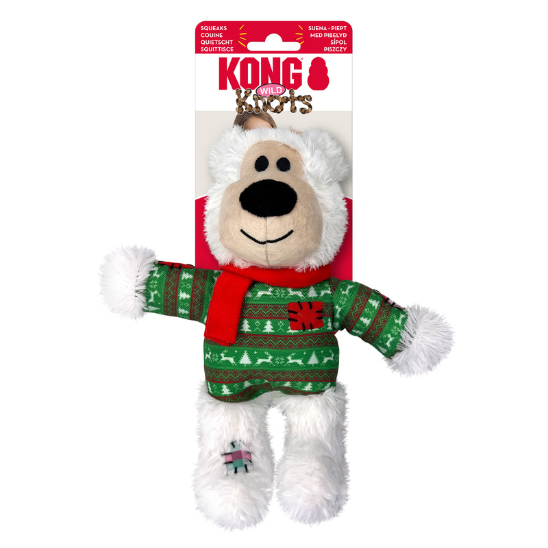 Holiday Wild Knots Bear Assorted