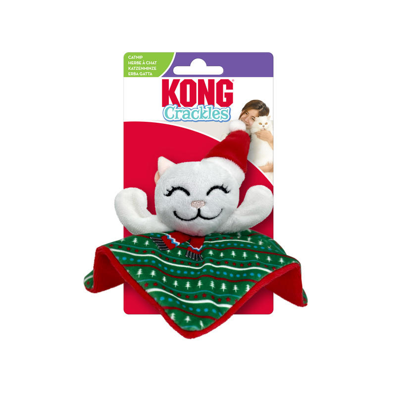 Holiday Crackles Santa Kitty