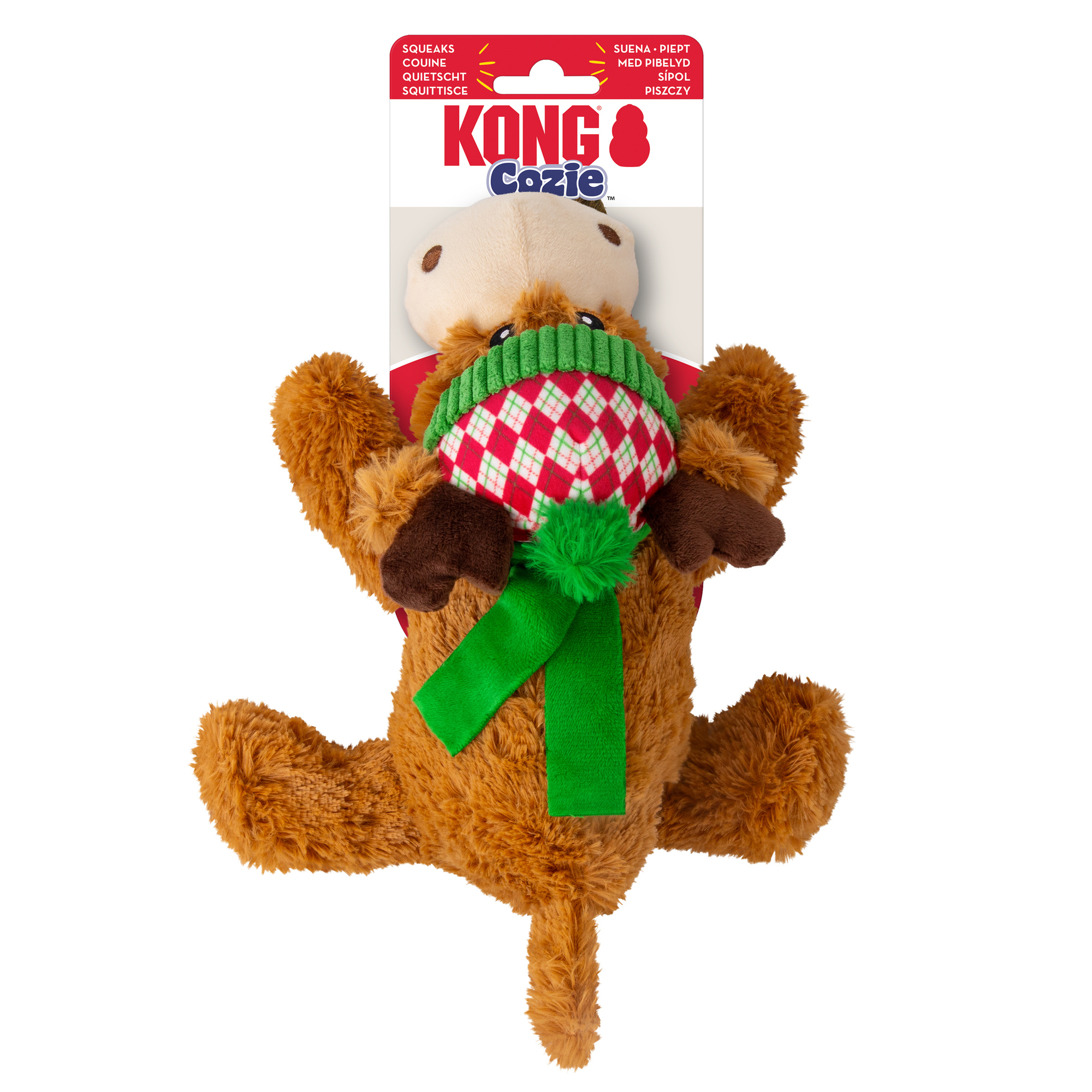 Holiday Cozie™ Reindeer Koiranlelu M