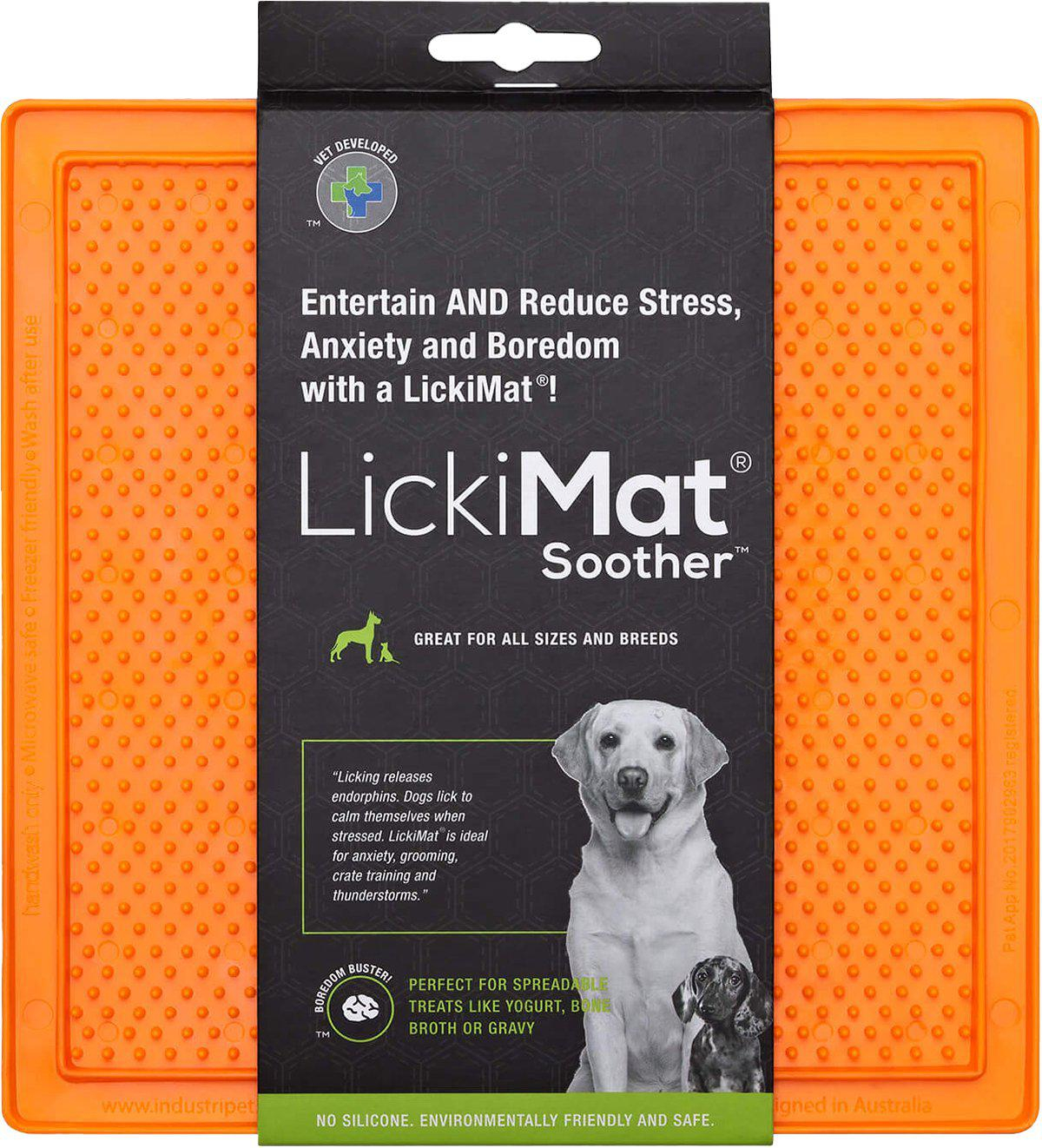 Kuppi Lickimat Soother oranssi 20x20cm