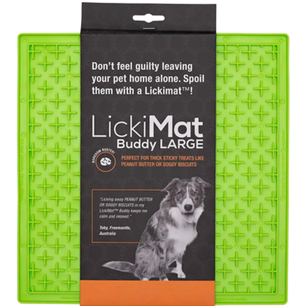 Kuppi Lickimat Buddy vihreä 20x20cm