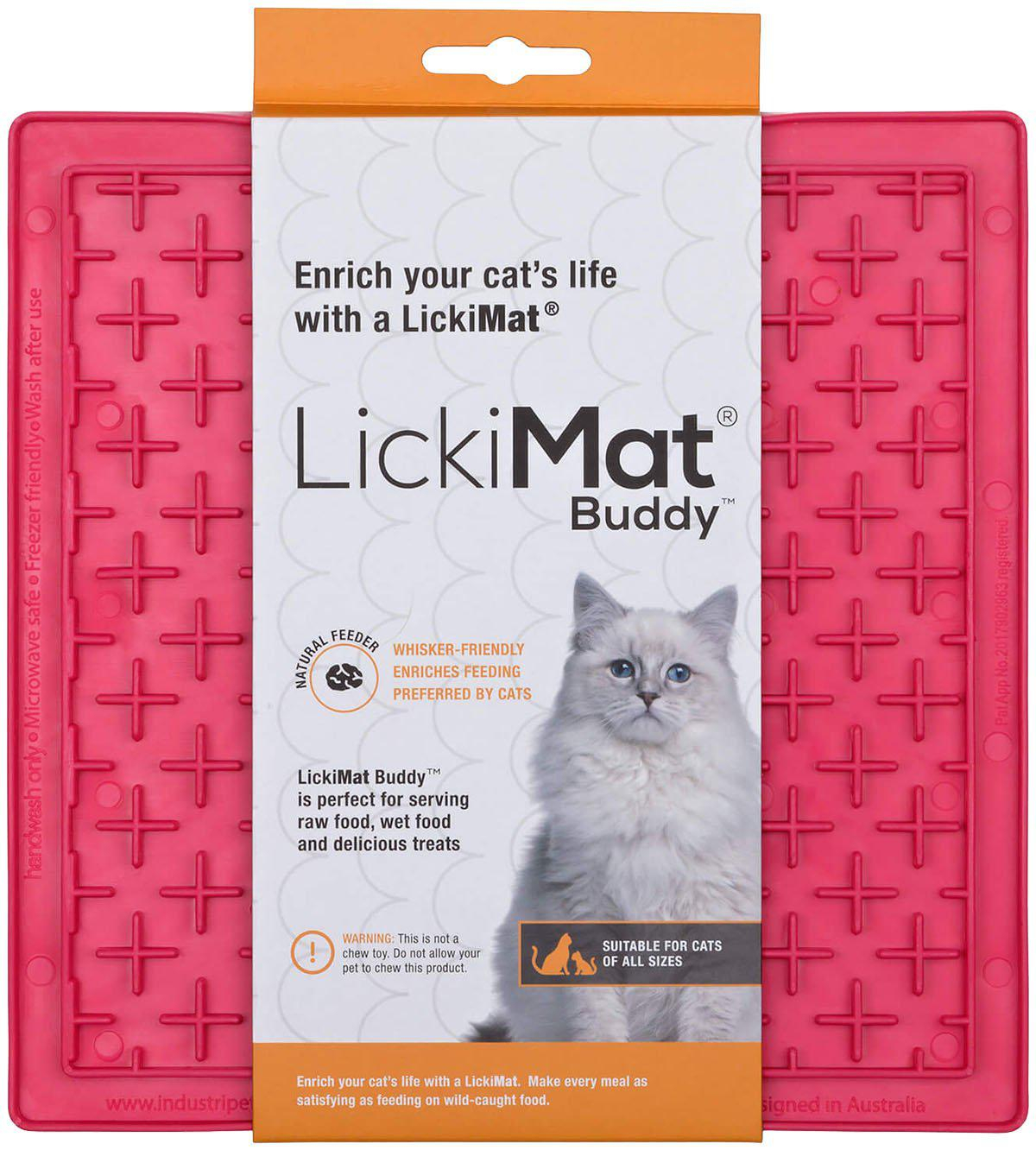 Lickimat Cat Buddy vaal.pun 20x20