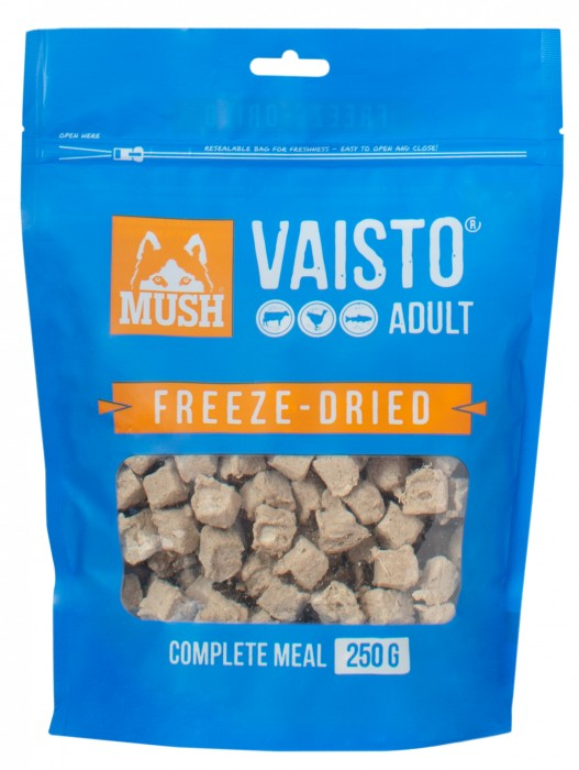 Vaisto Blå Freeze-Dried Storfe-Kalkun-Laks