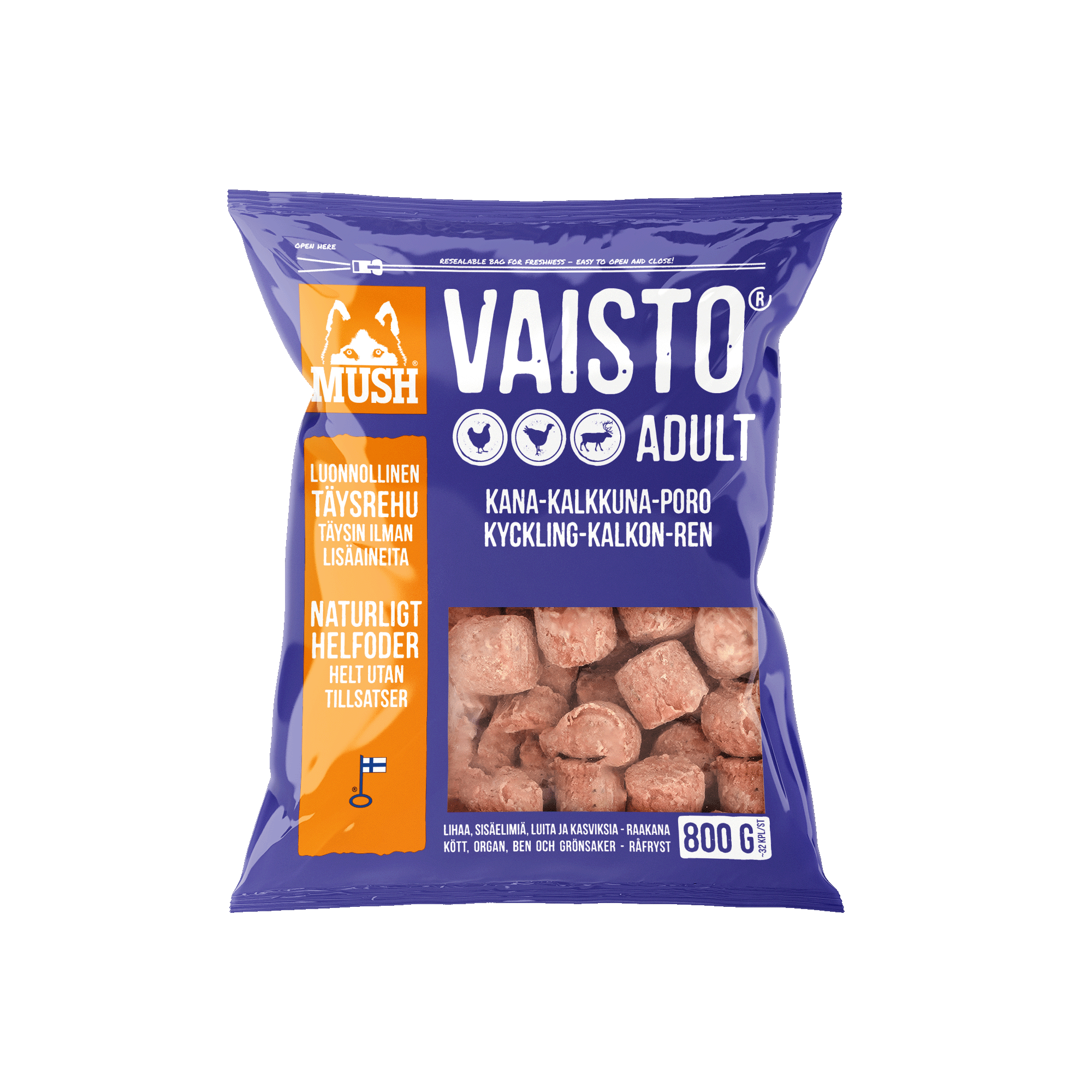 Vaisto® Kalkun-Kylling-Reinsdyr (Lilla)