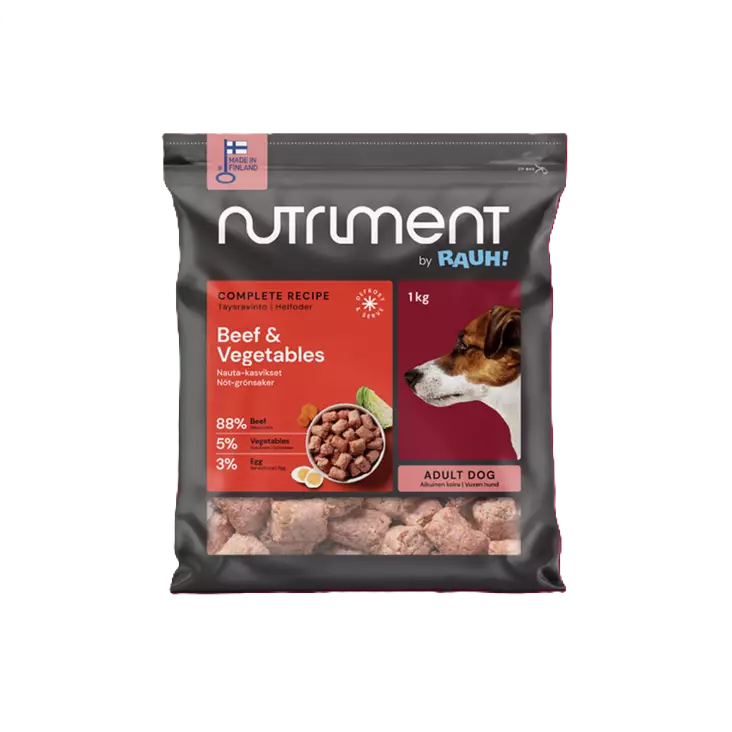 Lihapallot Nauta/Kasvikset Aikuinen Koira 1kg