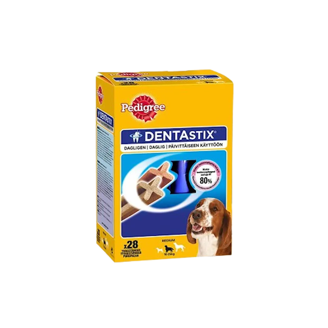 Mf Pedigree Dentastix Medium 720Gr 28Stobs 4St/Låd
