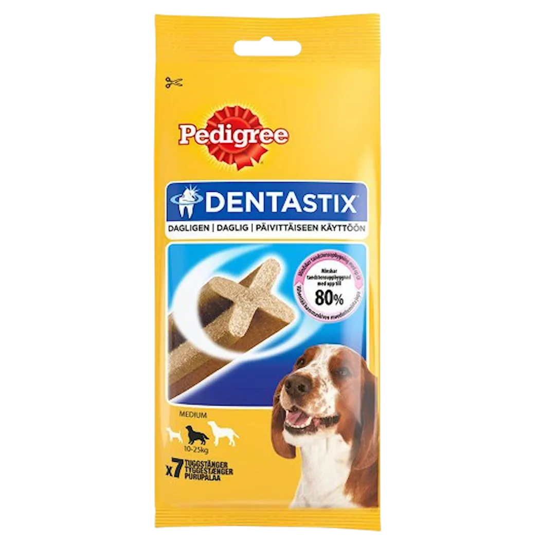 Mf Pedigree Dentastix Medium 180Gr 7St