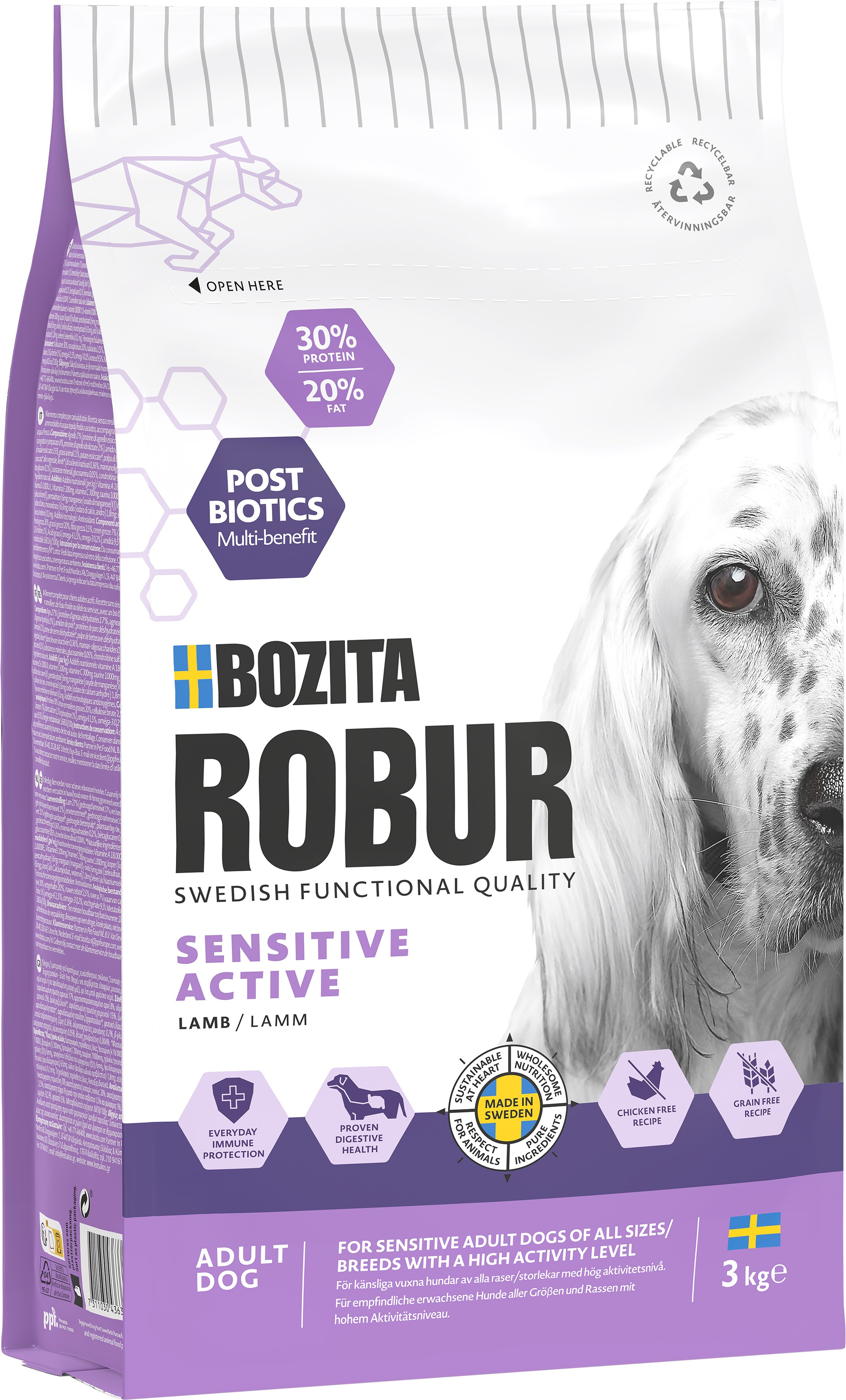 Sensitive Grain Free Active Hundfoder