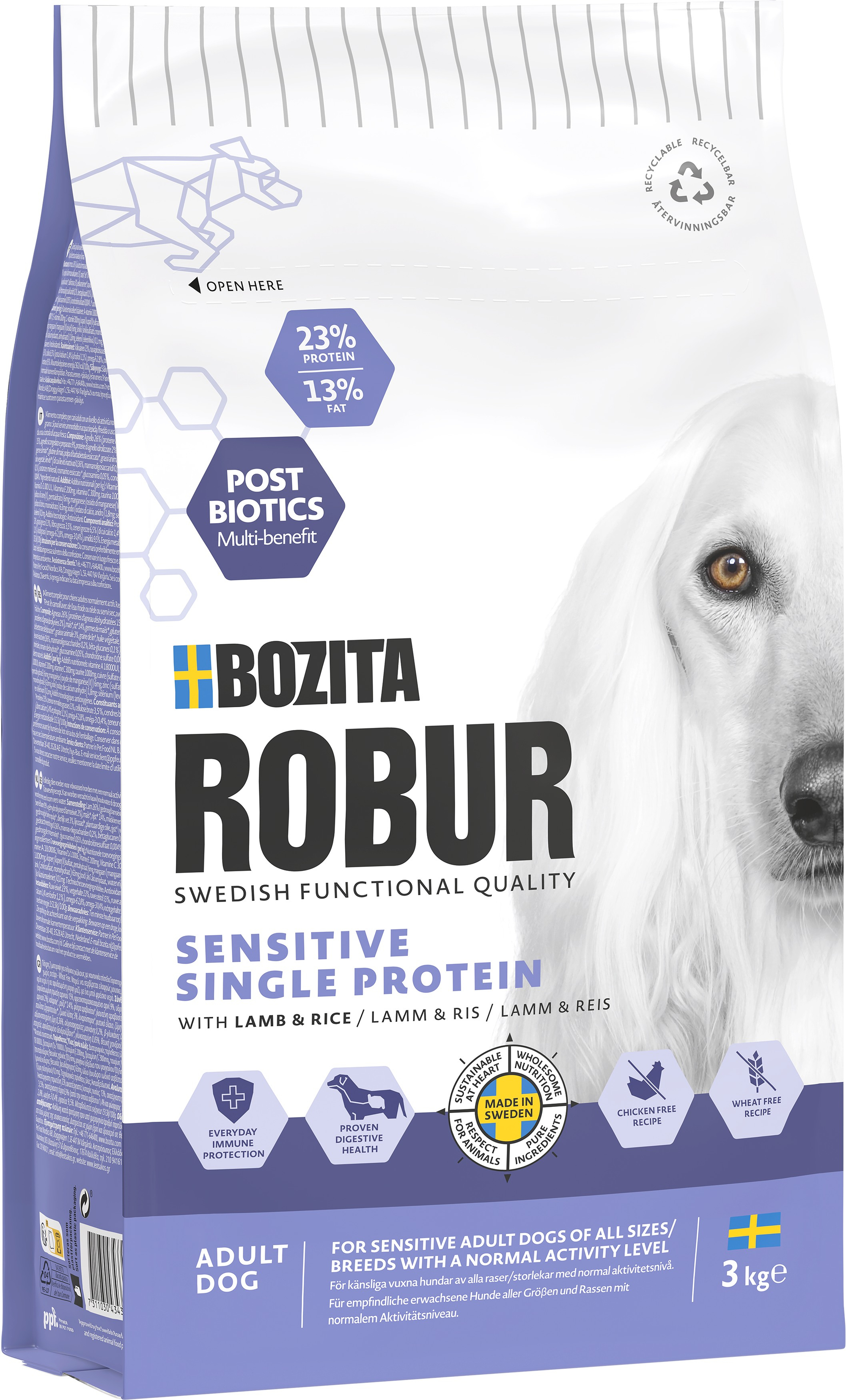 Adult Sensitive Singel Protein Lamb Hundfoder