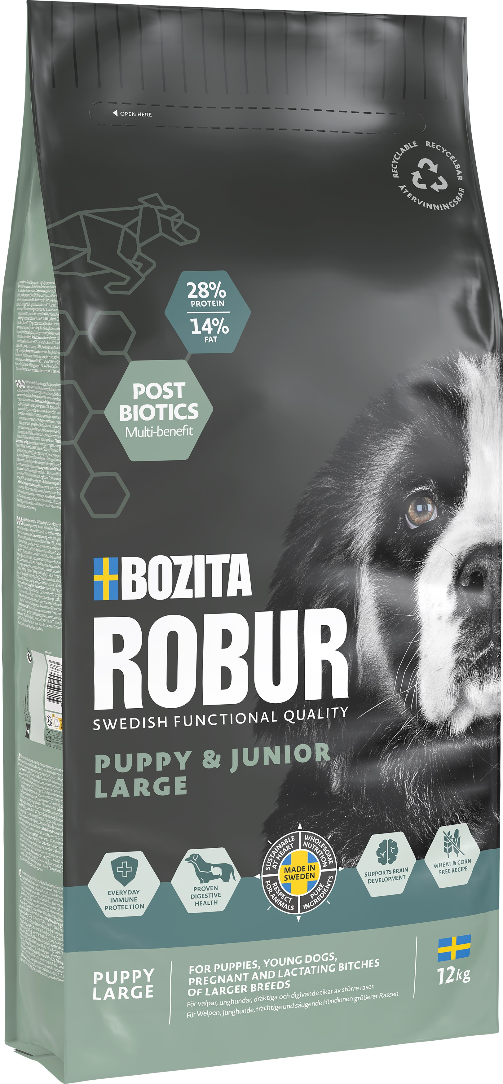 Puppy & Junior L Kuivaruoka koiralle 12kg