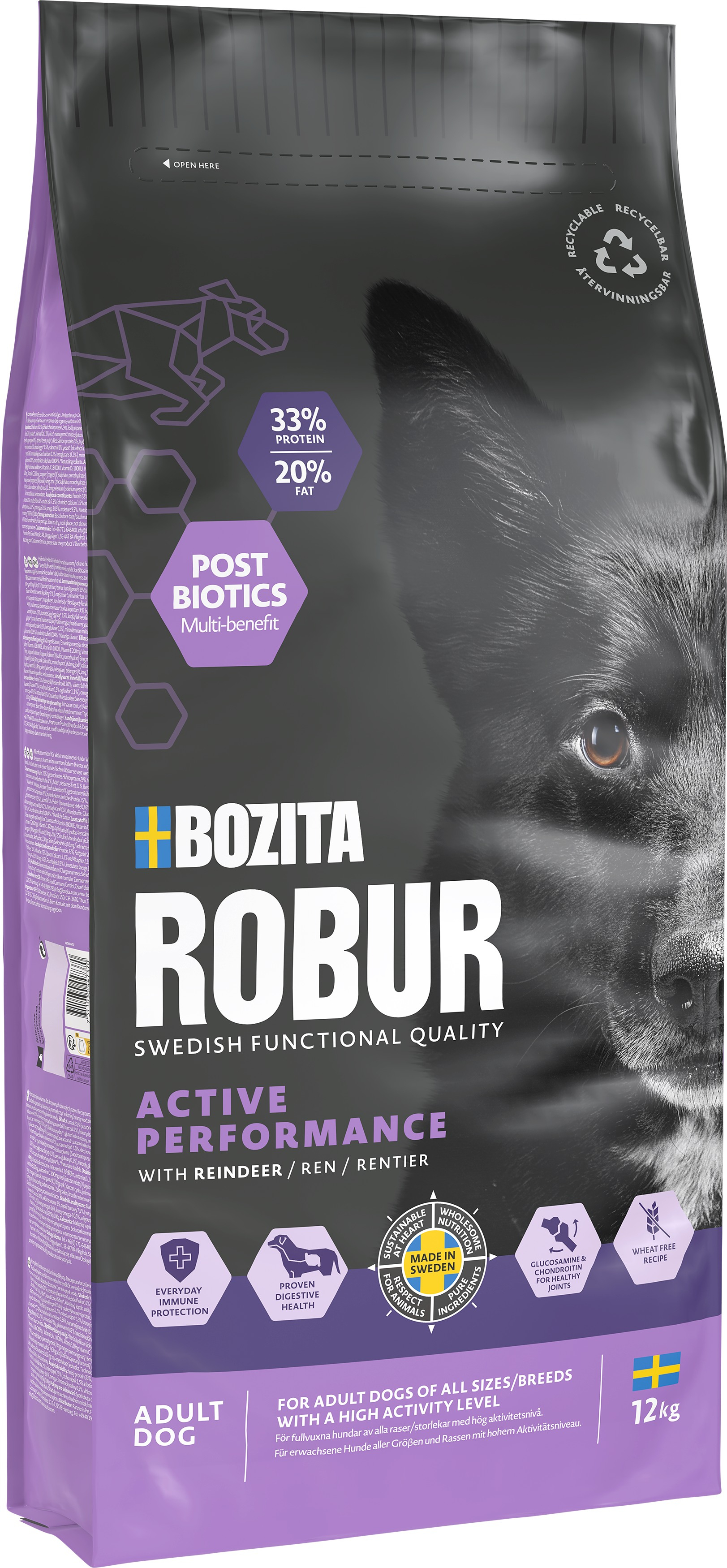 Adult Active Performance Reindeer Ruoka 12kg