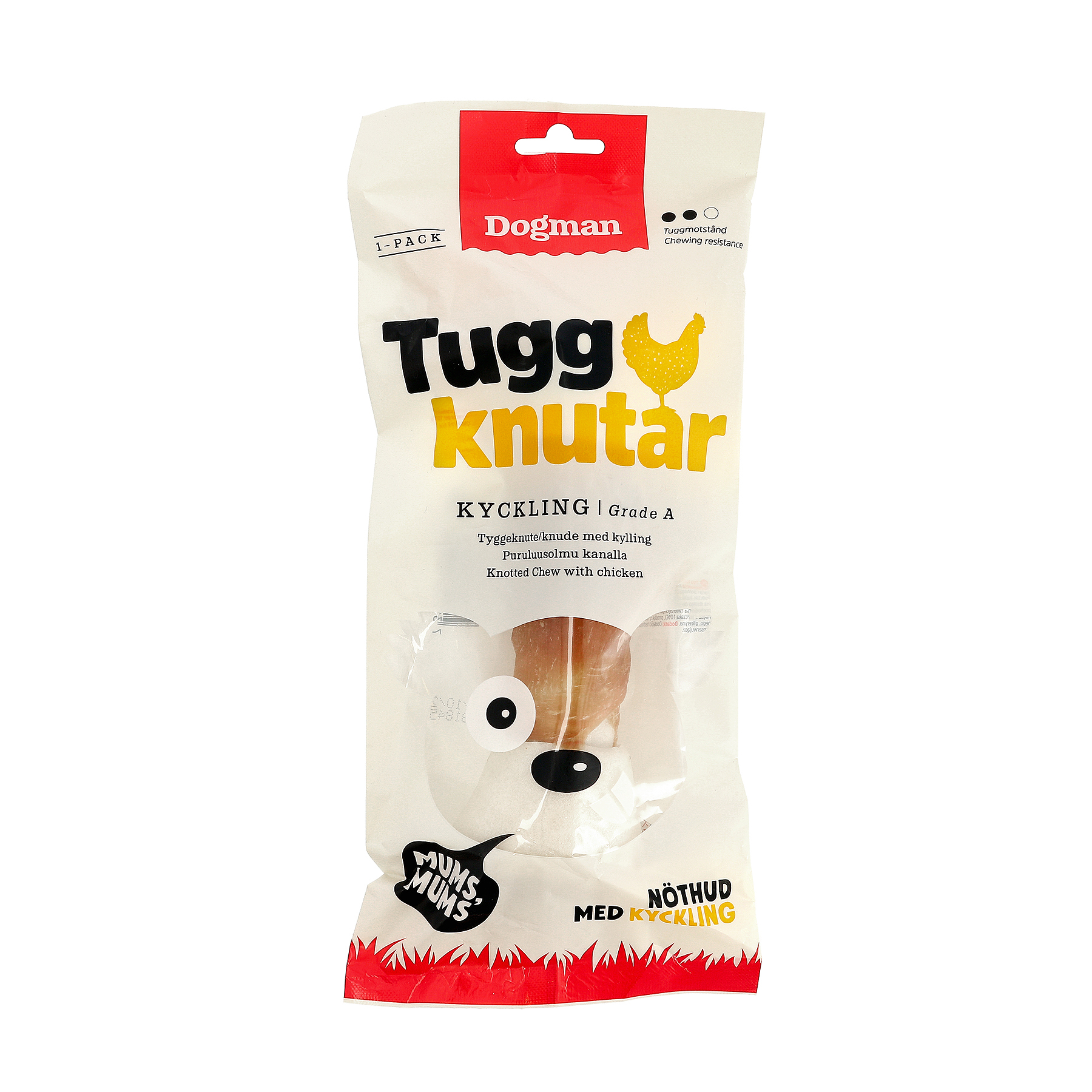 Tyggeknute med kylling