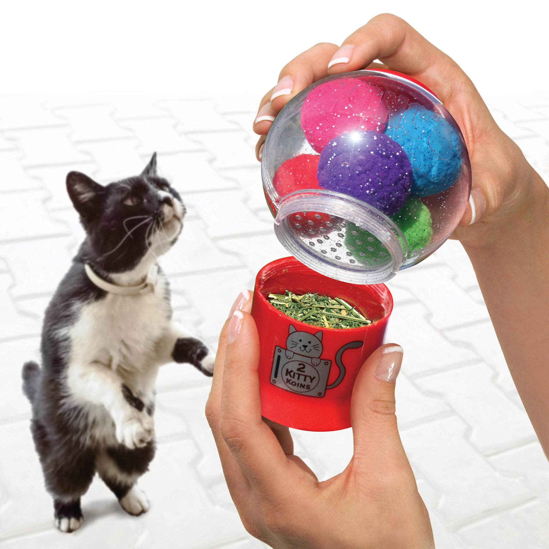 Kattleksak Catnip Infuser Flerfärgad