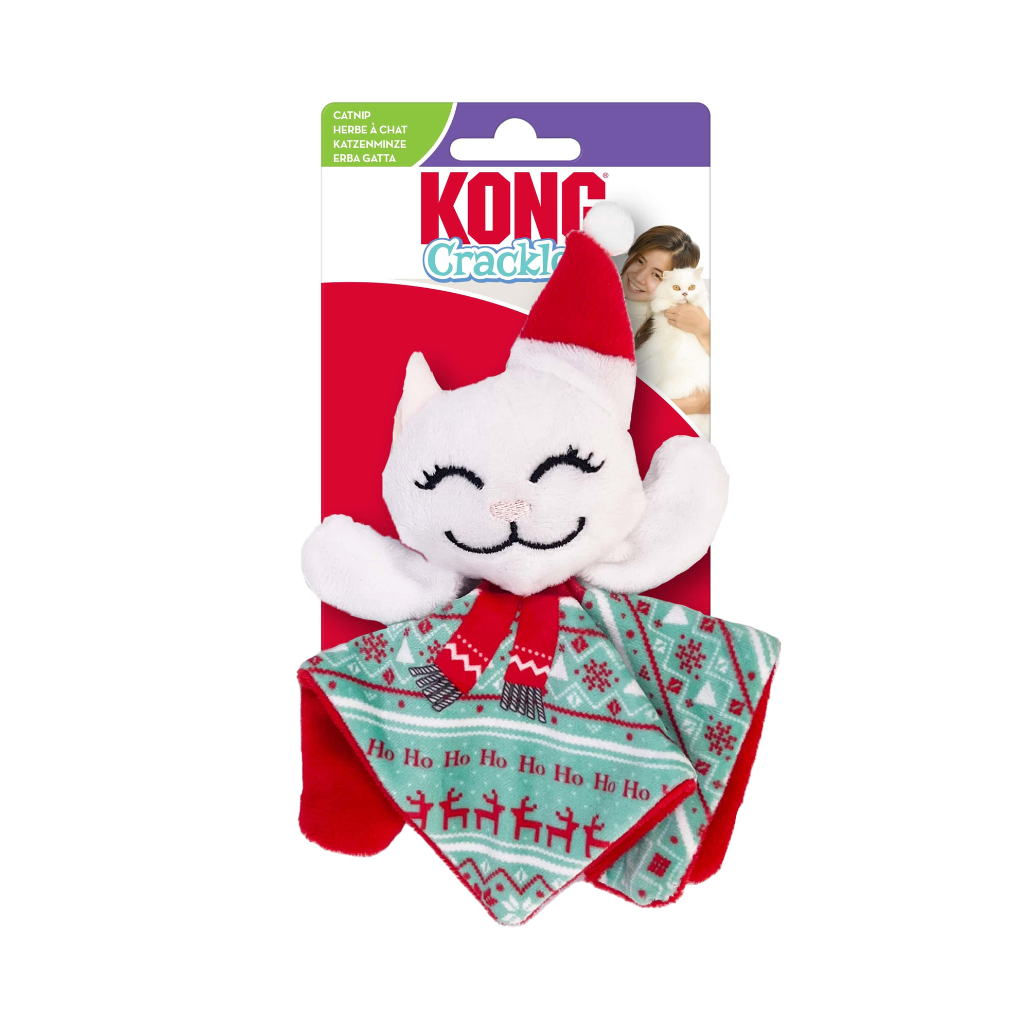 Kissanlelu Holiday Crackles Santa Kitty